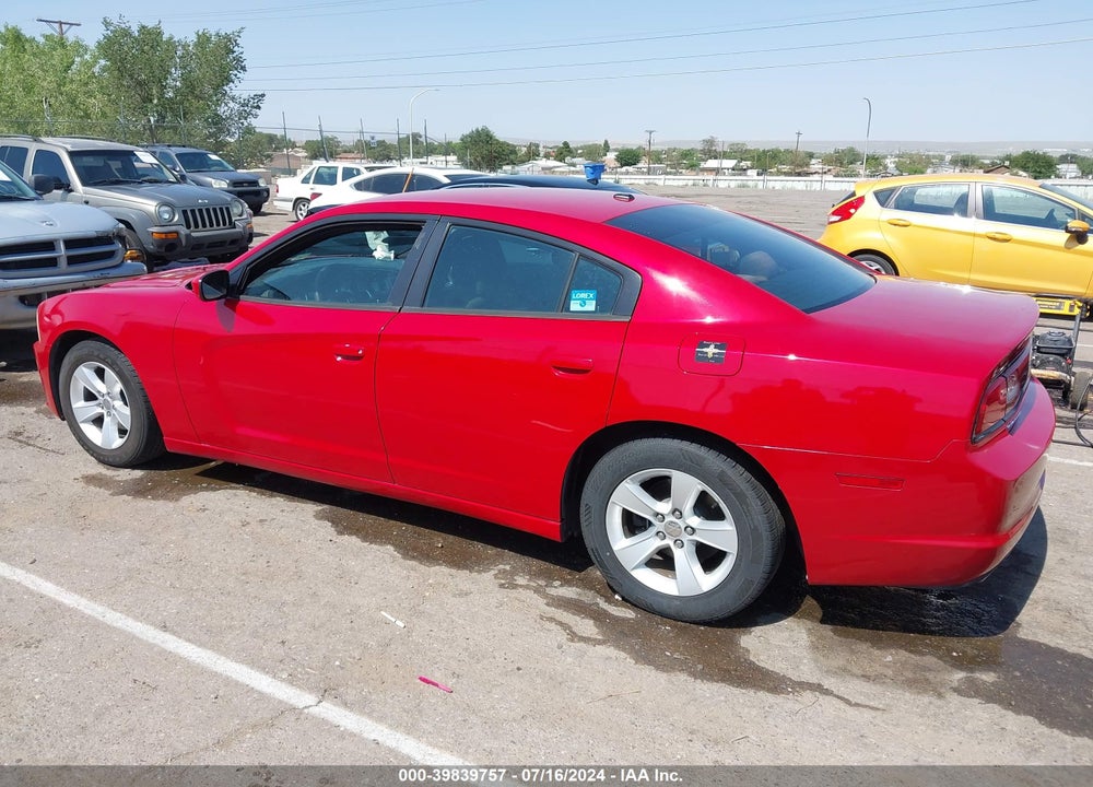 2012 DODGE CHARGER SE VIN: 2C3CDXBG6CH299874