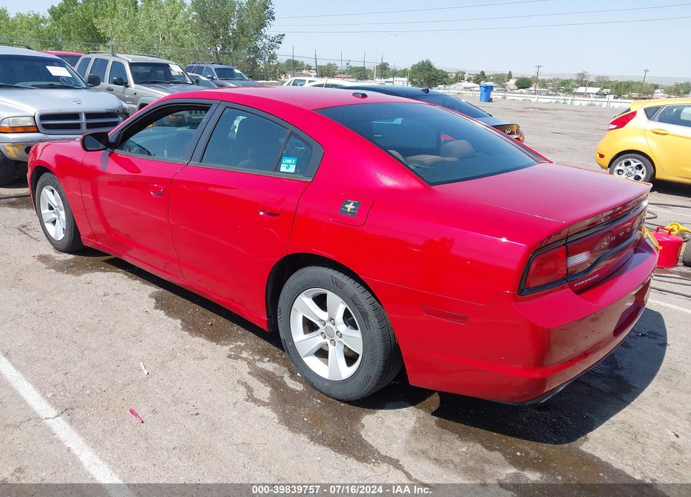 2012 DODGE CHARGER SE VIN: 2C3CDXBG6CH299874