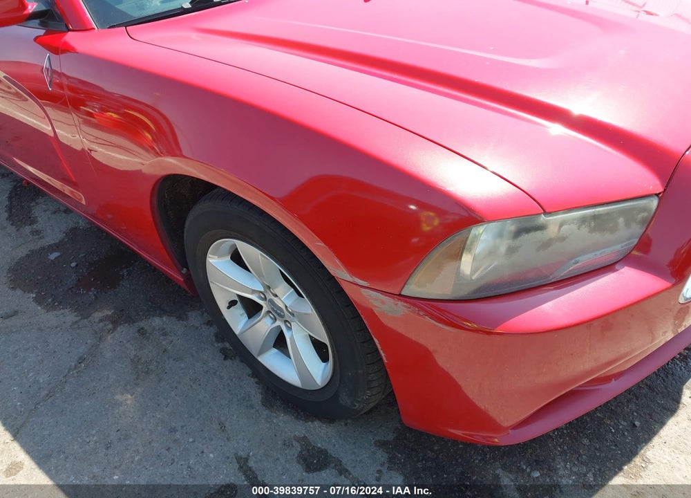 2012 DODGE CHARGER SE VIN: 2C3CDXBG6CH299874