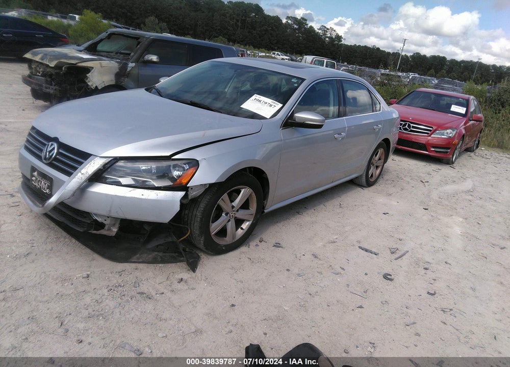 2013 VOLKSWAGEN PASSAT 2.5L SE VIN: 1VWBP7A34DC010991