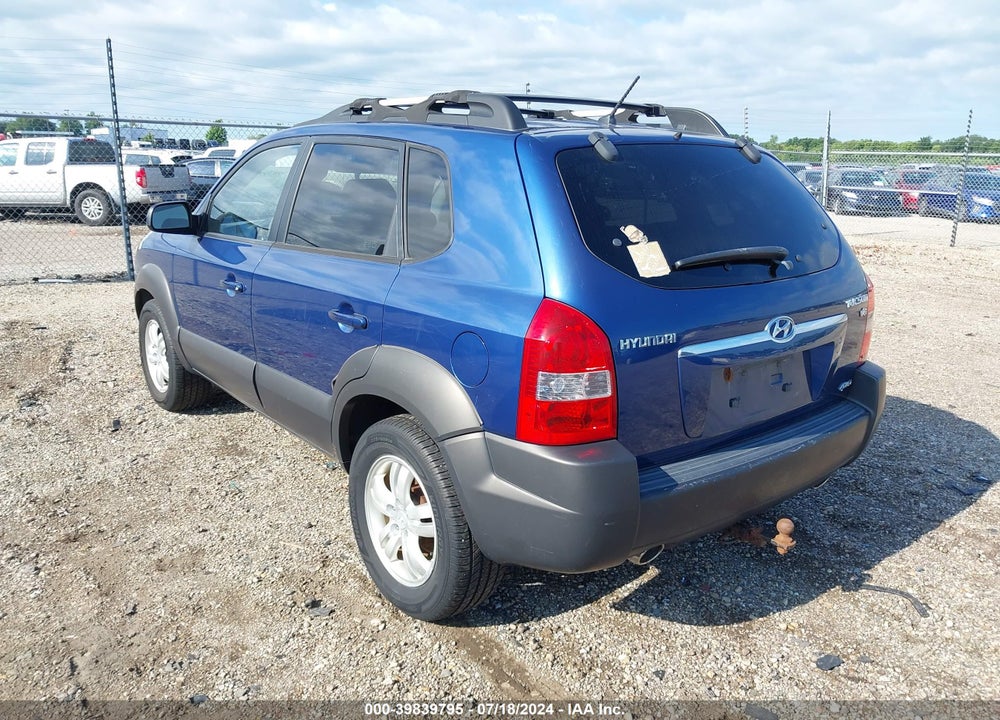 2007 HYUNDAI TUCSON LIMITED/SE VIN: KM8JN72D17U539370