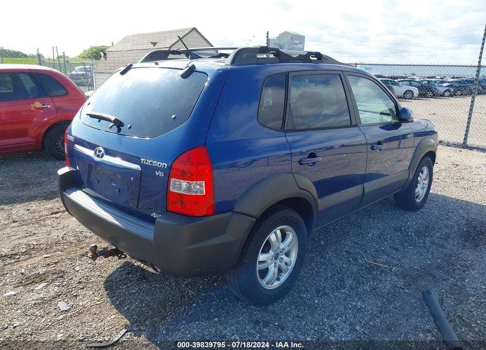 2007 HYUNDAI TUCSON LIMITED/SE VIN: KM8JN72D17U539370