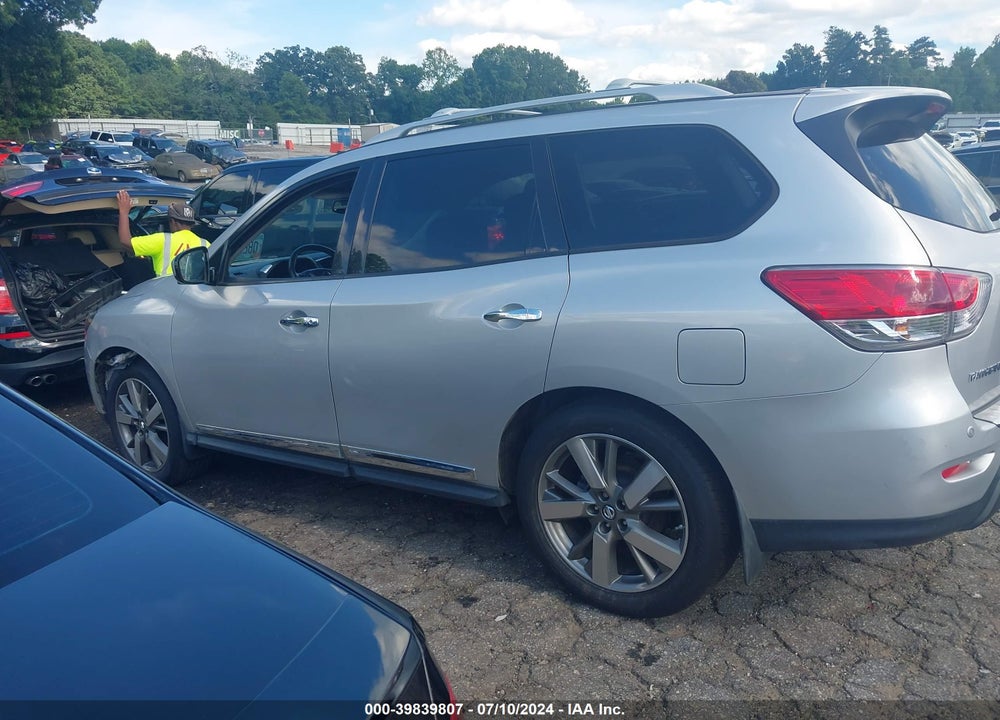 2014 NISSAN PATHFINDER PLATINUM VIN: 5N1AR2MM7EC721162