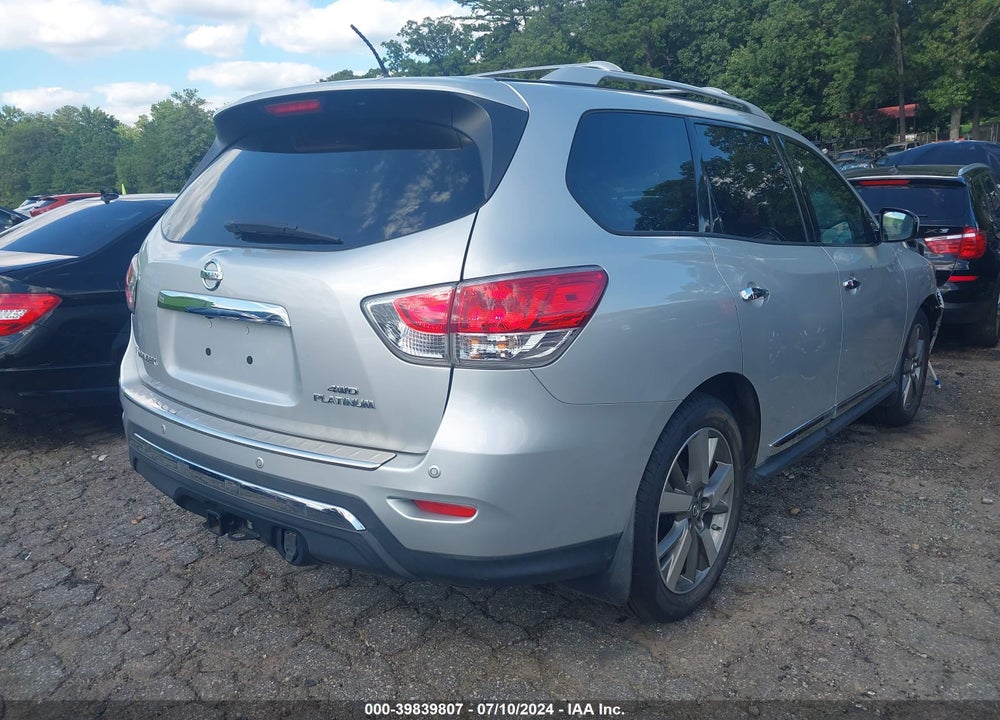 2014 NISSAN PATHFINDER PLATINUM VIN: 5N1AR2MM7EC721162