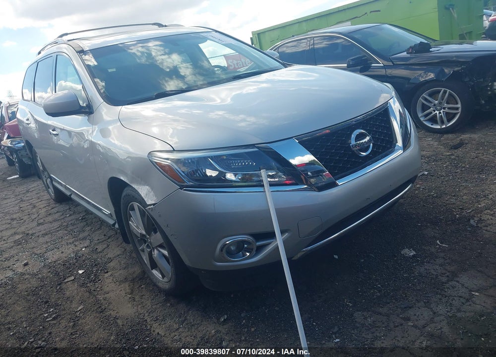 2014 NISSAN PATHFINDER PLATINUM VIN: 5N1AR2MM7EC721162