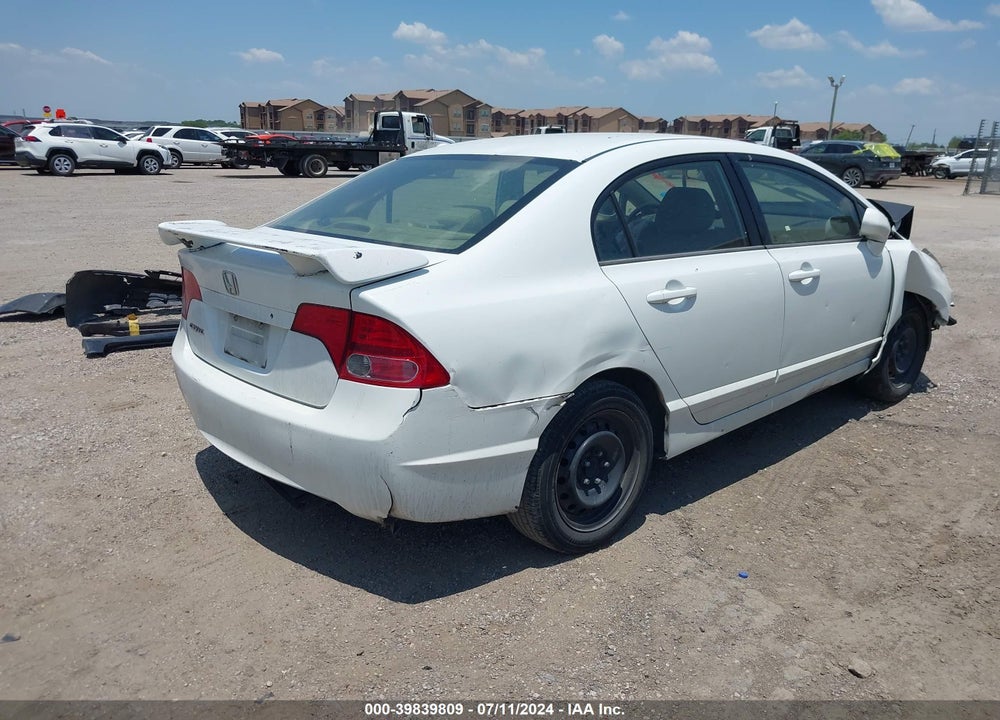 2006 HONDA CIVIC LX VIN: 1HGFA16536L123638