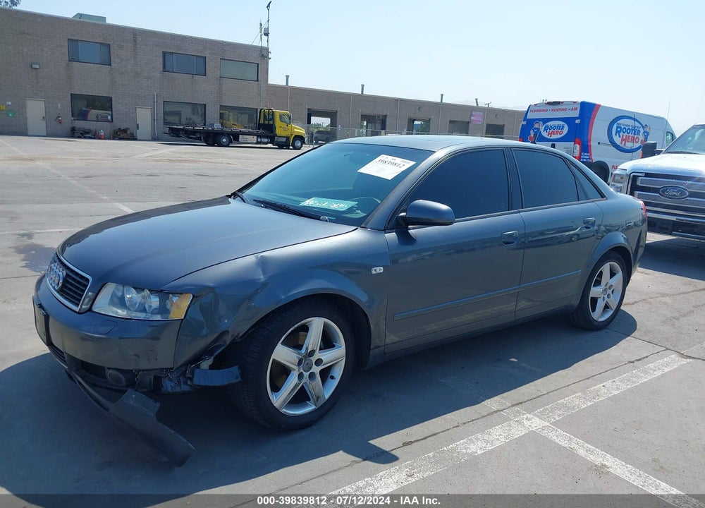 2003 AUDI A4 1.8T VIN: WAUJC68E83A382384
