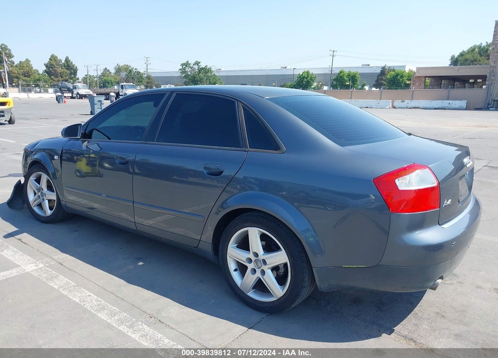 2003 AUDI A4 1.8T VIN: WAUJC68E83A382384
