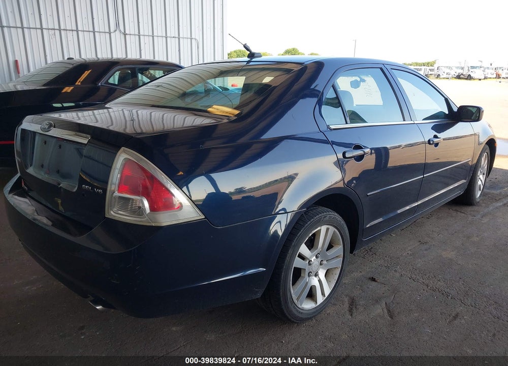 2008 FORD FUSION SEL VIN: 3FAHP081X8R246969