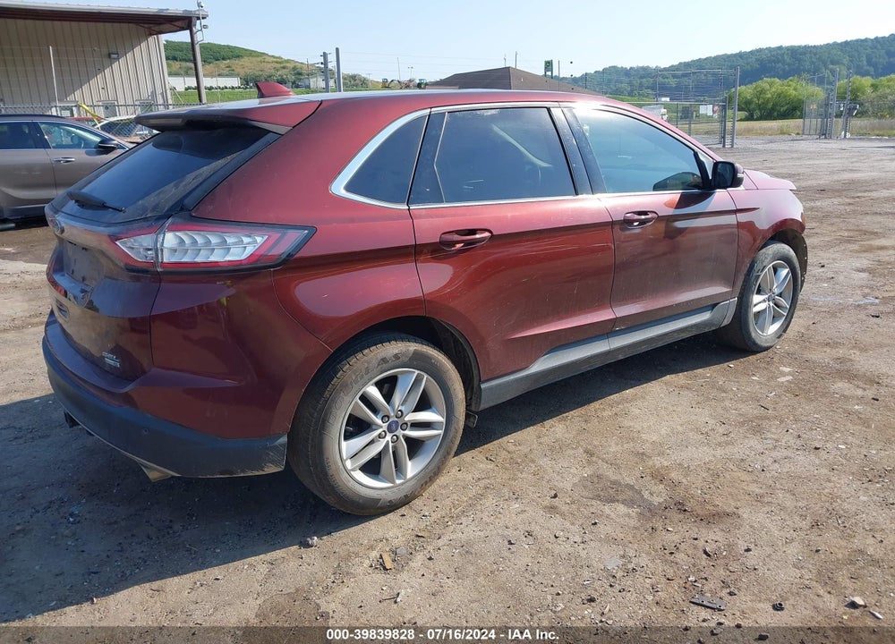 2016 FORD EDGE SEL VIN: 2FMPK4J95GBC04780