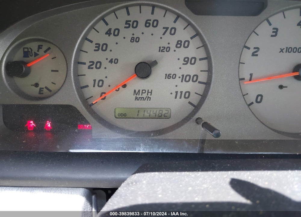 2001 NISSAN FRONTIER SE-V6 VIN: 1N6ED27T81C359146