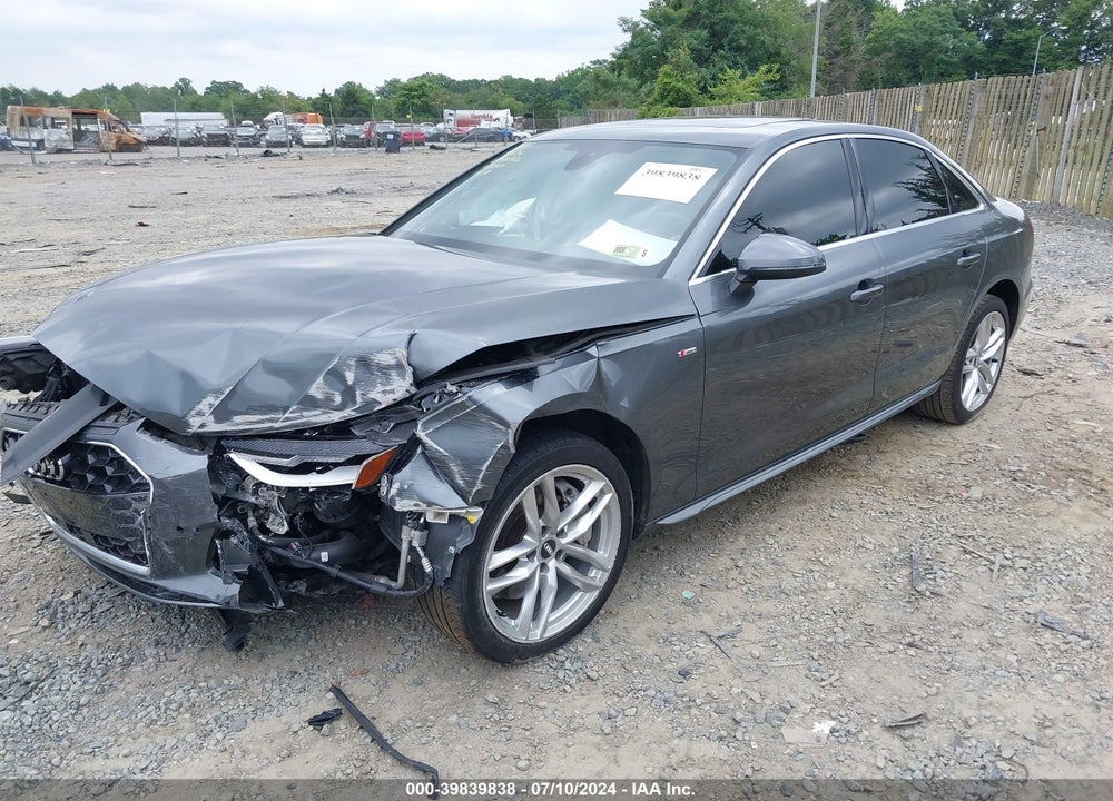 2020 AUDI A4 PREMIUM 45 TFSI QUATTRO S TRONIC VIN: WAUDNAF42LN011914