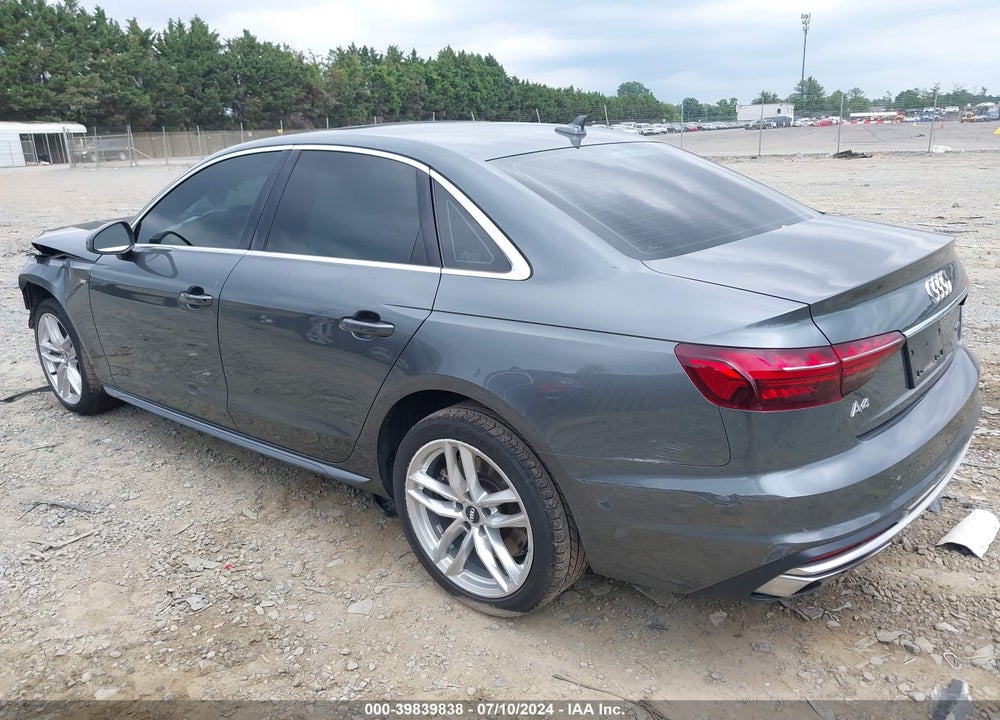 2020 AUDI A4 PREMIUM 45 TFSI QUATTRO S TRONIC VIN: WAUDNAF42LN011914