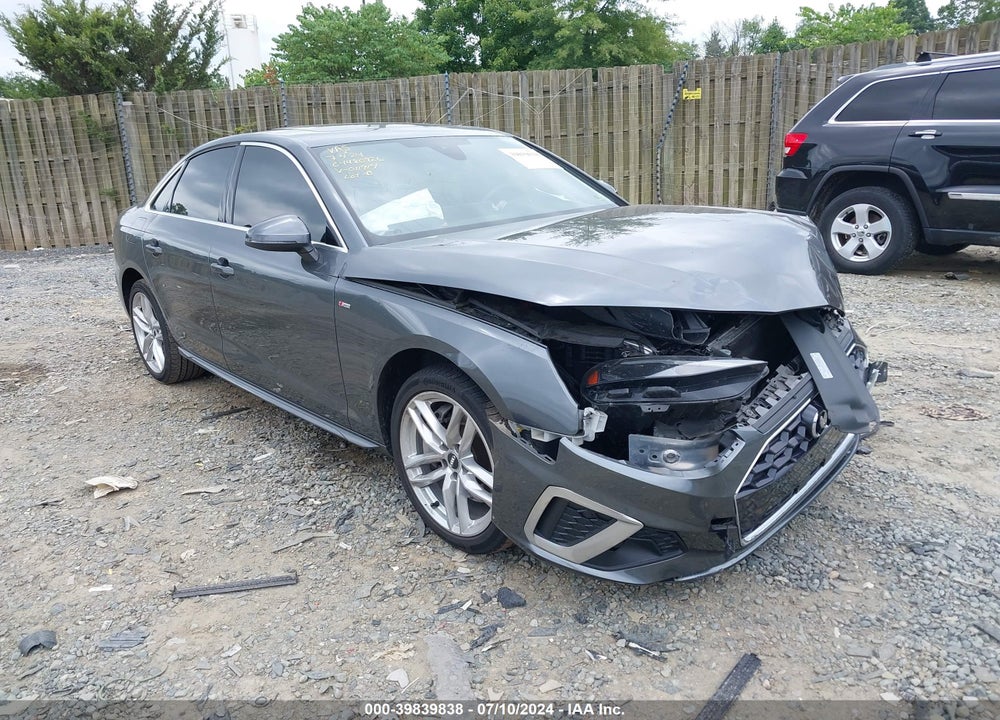 2020 AUDI A4 PREMIUM 45 TFSI QUATTRO S TRONIC VIN: WAUDNAF42LN011914