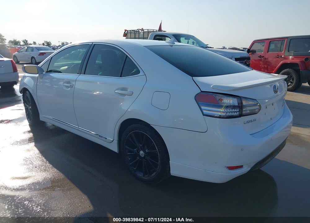 2010 LEXUS HS 250H PREMIUM VIN: JTHBB1BA8A2034500