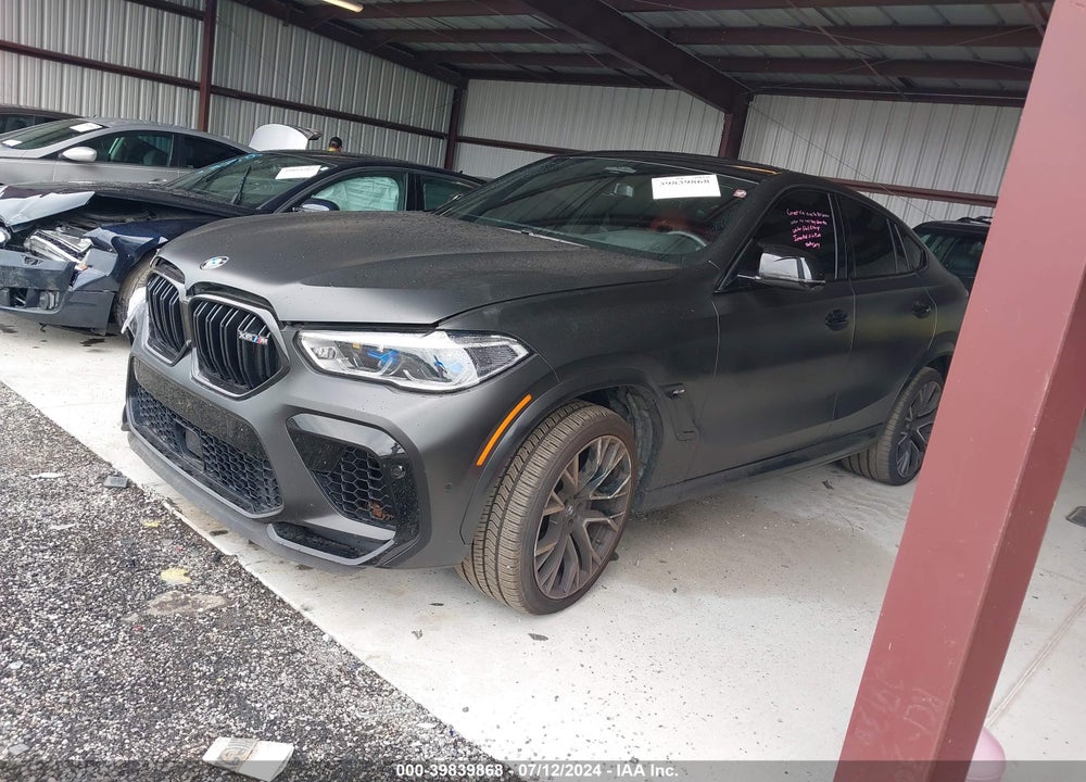 2021 BMW X6 M VIN: 5YMCY0C00M9E61874