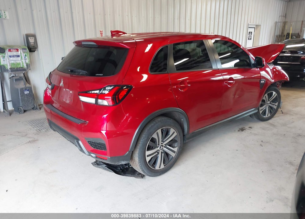 2022 MITSUBISHI OUTLANDER SPORT 2.0 ES AWC VIN: JA4ARUAU2NU010283