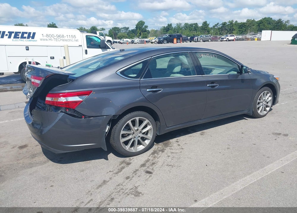 2014 TOYOTA AVALON XLE TOURING VIN: 4T1BK1EB6EU088793
