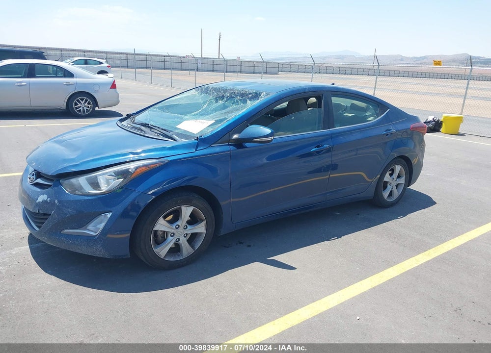 2016 HYUNDAI ELANTRA VALUE EDITION VIN: KMHDH4AE0GU629350