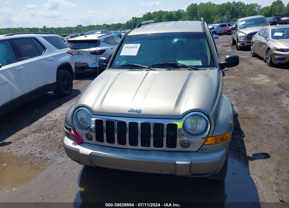 2006 JEEP LIBERTY LIMITED VIN: 1J4GL58K26W139233
