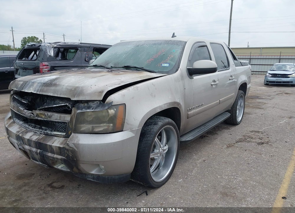 2007 CHEVROLET AVALANCHE 1500 LT VIN: 3GNEC12J17G156375