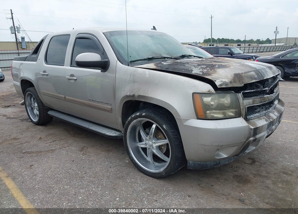 2007 CHEVROLET AVALANCHE 1500 LT VIN: 3GNEC12J17G156375