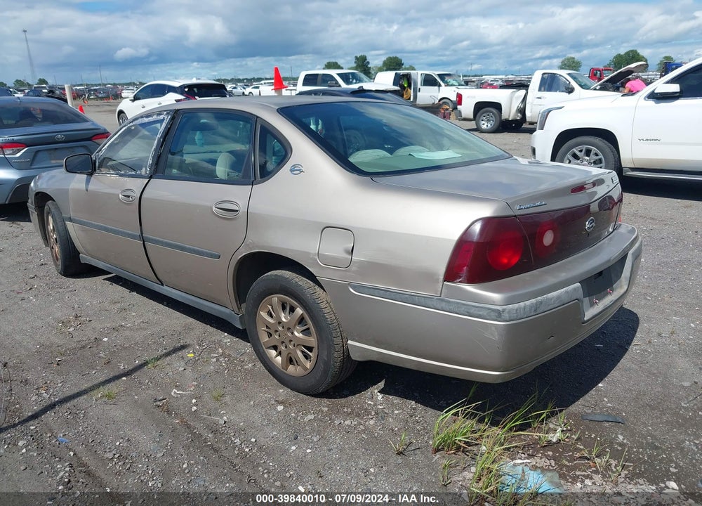 2001 CHEVROLET IMPALA VIN: 2G1WF52E219155373