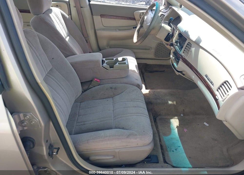 2001 CHEVROLET IMPALA VIN: 2G1WF52E219155373