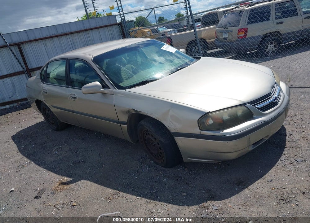 2001 CHEVROLET IMPALA VIN: 2G1WF52E219155373
