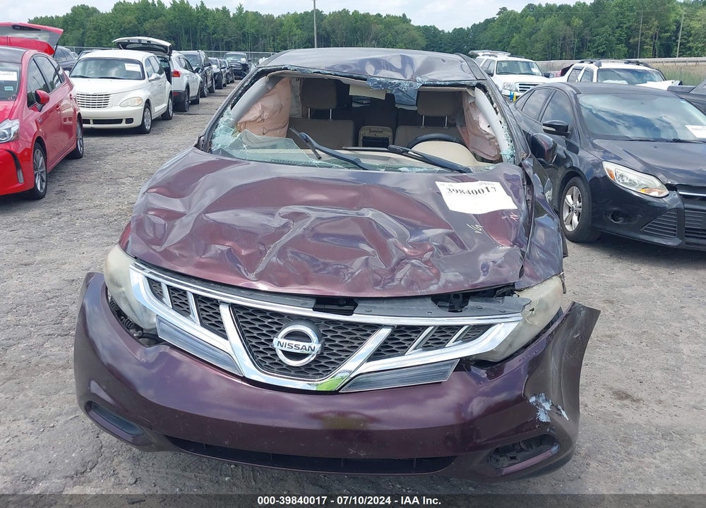 2014 NISSAN MURANO VIN: JN8AZ1MU2EW407095
