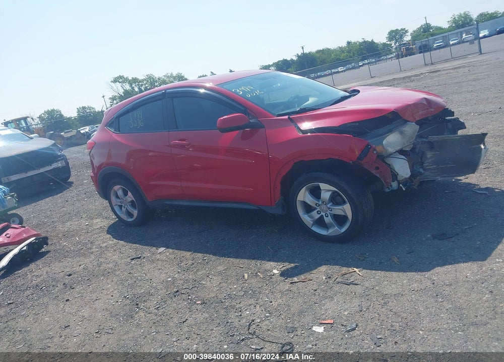 2016 HONDA HR-V LX VIN: 3CZRU6H35GM752761