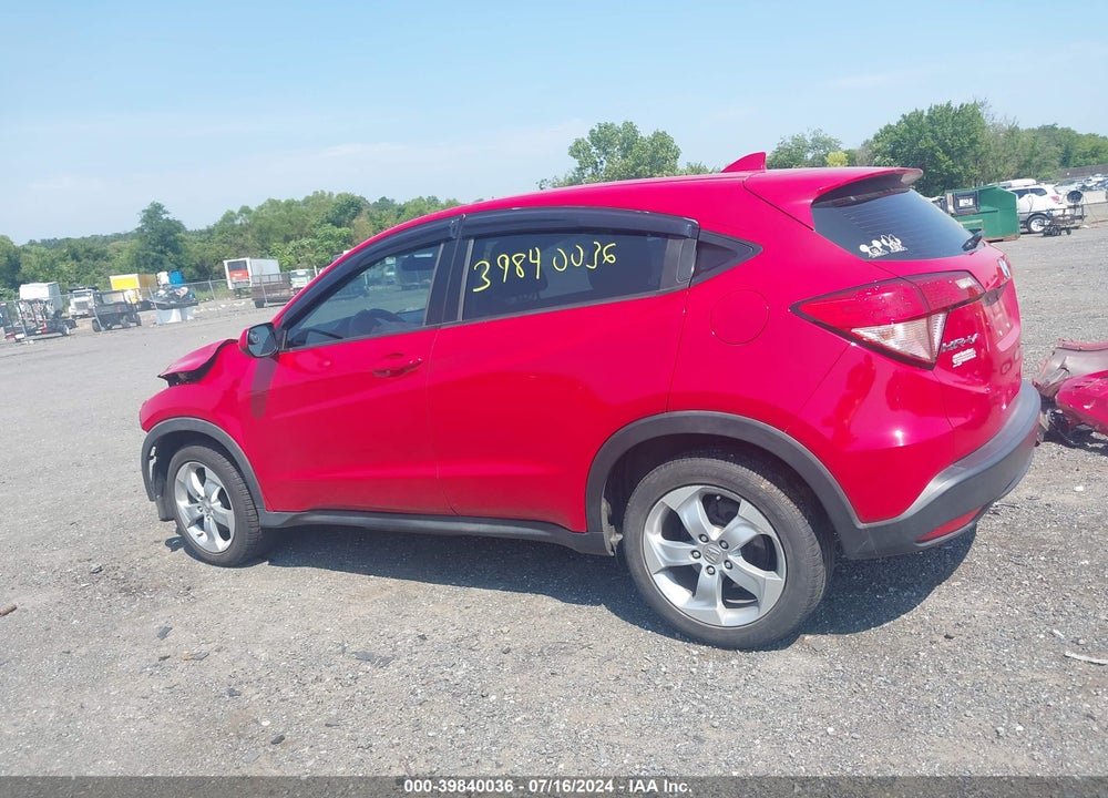 2016 HONDA HR-V LX VIN: 3CZRU6H35GM752761