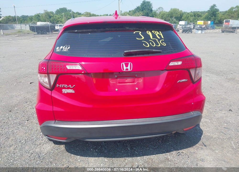 2016 HONDA HR-V LX VIN: 3CZRU6H35GM752761