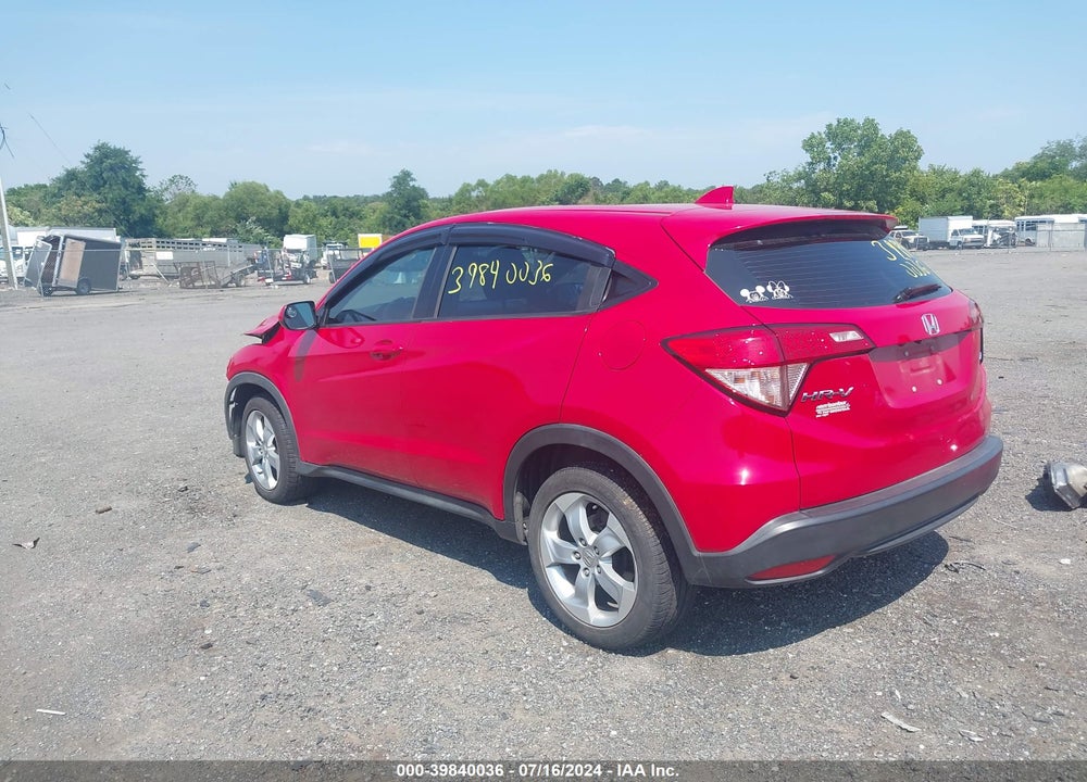 2016 HONDA HR-V LX VIN: 3CZRU6H35GM752761