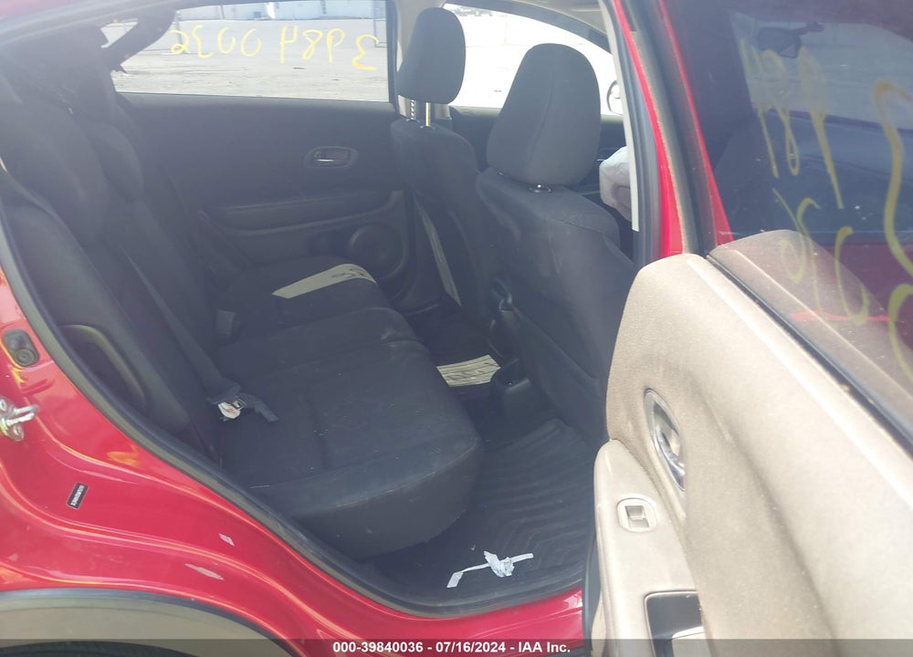 2016 HONDA HR-V LX VIN: 3CZRU6H35GM752761