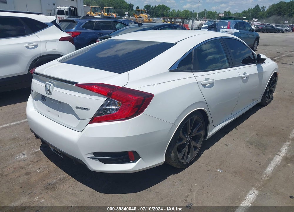 2019 HONDA CIVIC SPORT VIN: 19XFC2E80KE004474