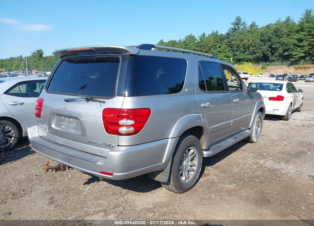 2004 TOYOTA SEQUOIA LIMITED V8 VIN: 5TDBT48A74S227550