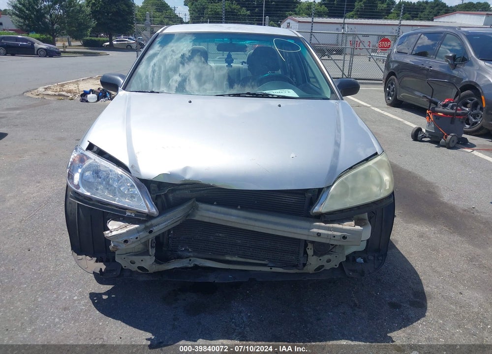 2005 HONDA CIVIC LX VIN: 2HGES16545H506430