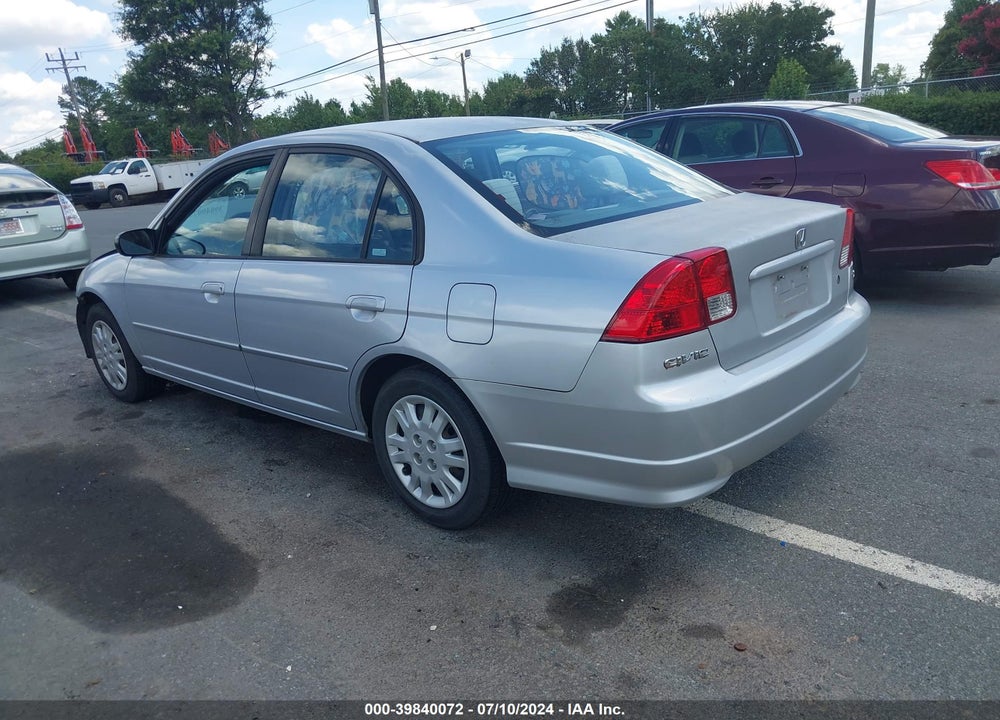 2005 HONDA CIVIC LX VIN: 2HGES16545H506430