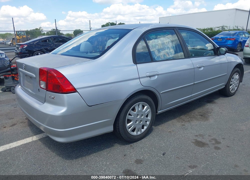 2005 HONDA CIVIC LX VIN: 2HGES16545H506430