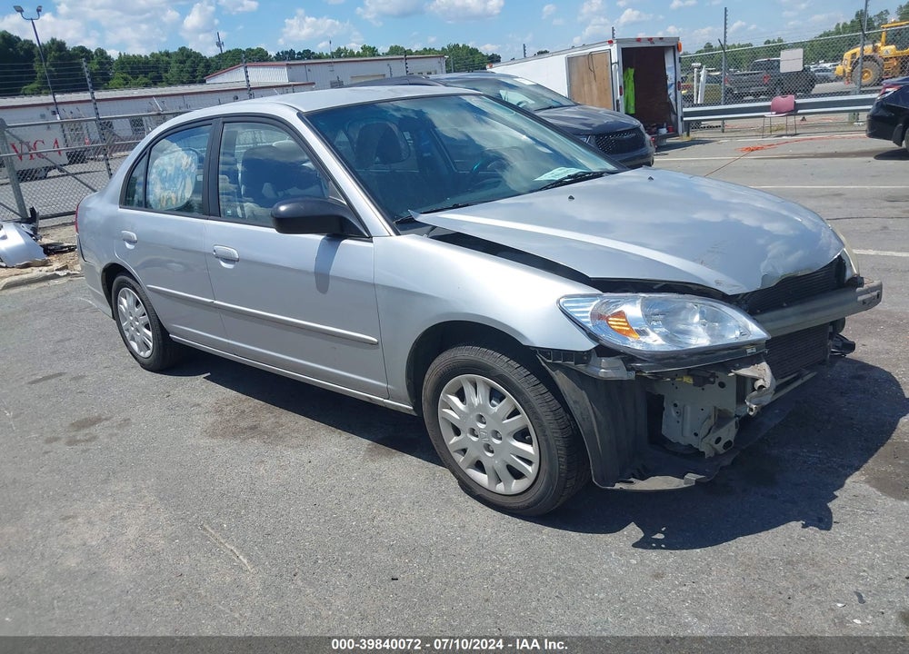 2005 HONDA CIVIC LX VIN: 2HGES16545H506430