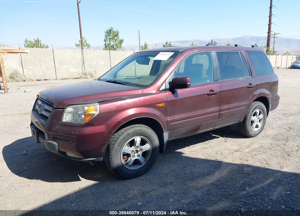 2007 HONDA PILOT EX-L VIN: 2HKYF18527H532144