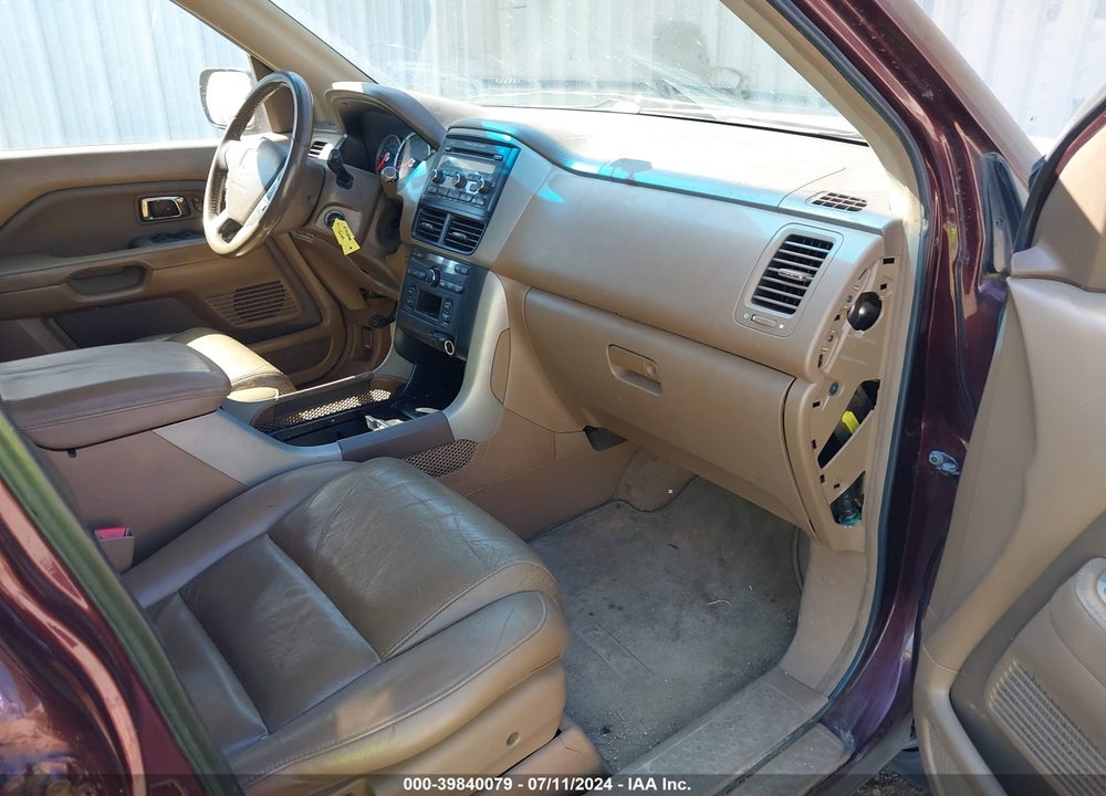 2007 HONDA PILOT EX-L VIN: 2HKYF18527H532144