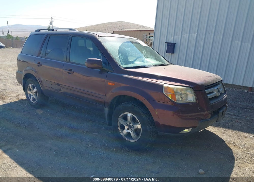 2007 HONDA PILOT EX-L VIN: 2HKYF18527H532144