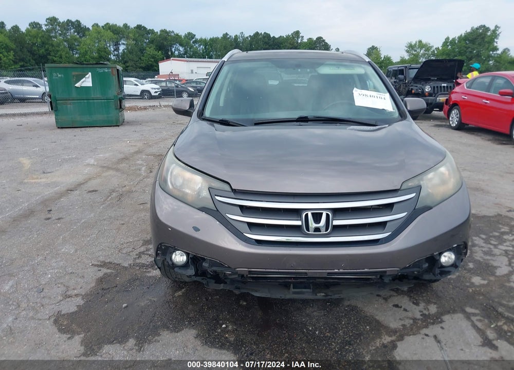 2012 HONDA CR-V EX-L VIN: 5J6RM3H78CL011565