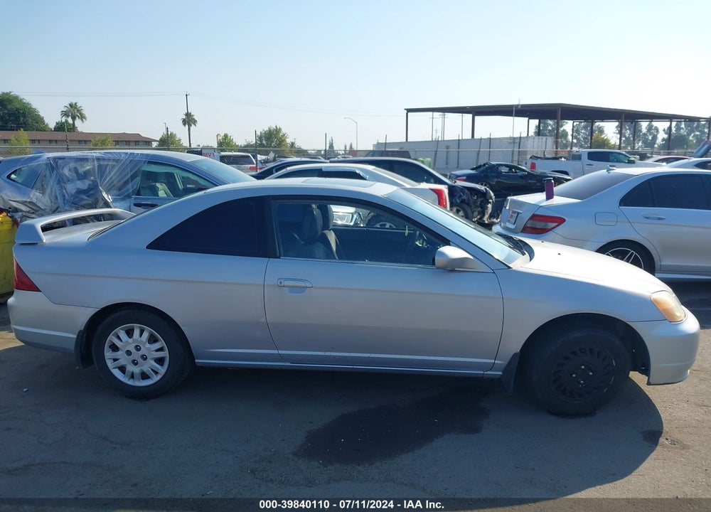 2001 HONDA CIVIC EX VIN: 1HGEM21901L073874
