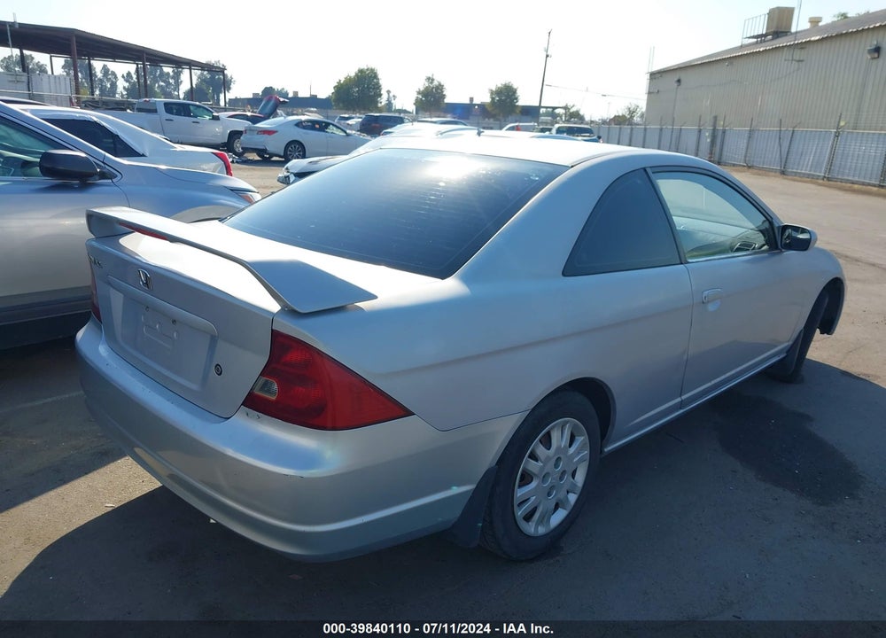 2001 HONDA CIVIC EX VIN: 1HGEM21901L073874