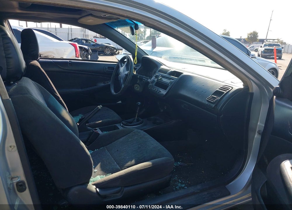 2001 HONDA CIVIC EX VIN: 1HGEM21901L073874