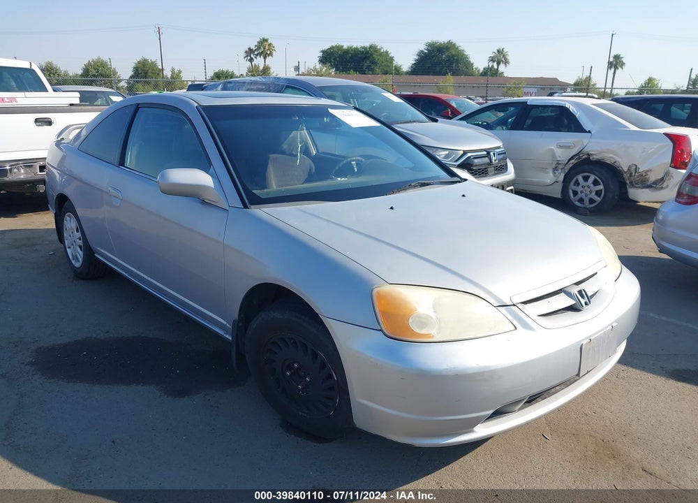 2001 HONDA CIVIC EX VIN: 1HGEM21901L073874