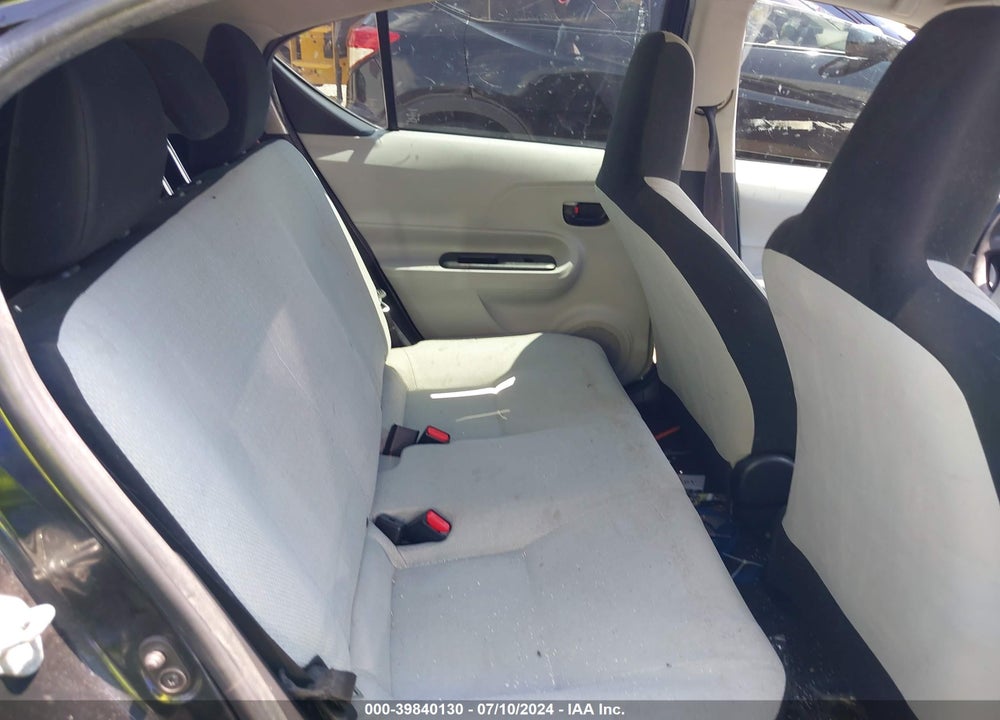 2012 TOYOTA PRIUS C ONE VIN: JTDKDTB38C1016791